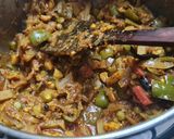 A picture of step 1 of Veg Dum biryani.