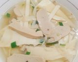 Hình bước làm 2 của món Bún măng (món chay)