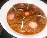 A picture of step 6 of Sindhi style fish pulao.