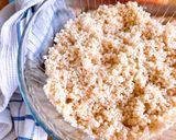 Hình bước làm 1 của món 🌱 Salad Couscous Cà Chua & Olive (Vegan)
