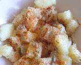 A picture of step 4 of Cassava#themechallenge.