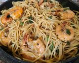 Foto langkah ke 11 dari resep Shrimp Spaghetti Marinara.