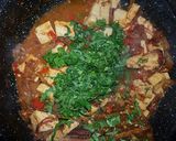 A picture of step 2 of Tofu/awara sauce.
