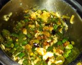 A picture of step 2 of Veggie pizza puff.