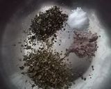 A picture of step 2 of Indian pear (Babugosha) salsa.