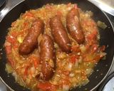 Une image de l'étape 11 de Diots du Jura fumés à la compotée de tomates, ail, oignon et origan.