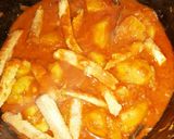 A picture of step 3 of Tinfish Curry.