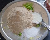 A picture of step 2 of Farali Dumpling in buttermilk sauce.