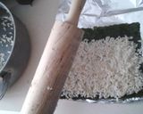 Foto del paso 2 de la receta: Maki integral de manzana y pimiento [Saludable]