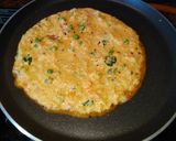 A picture of step 4 of Instant Suji Chilla.