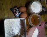 Foto langkah ke 1 dari resep Cup cake dengan base cake red velvet.