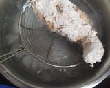 A picture of step 3 of Kfc style crispy fried chicken.