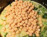 Foto del paso 4 de la receta Brócoli al curry con garbanzos y leche de avena