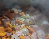 Foto del paso 3 de la receta: Cazuela de poroto blanco o de manteca 🍲