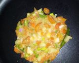 A picture of step 4 of Vegetable pancake.