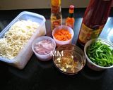A picture of step 1 of Veg Chowmein.