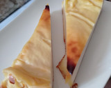 Foto del paso 3 de la receta: Tarta de queso con mermelada de fresa natural (todo sin azúcar)
