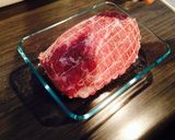 A picture of step 2 of Roasted Ham with Honey Glaze.