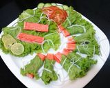 A picture of step 2 of Crab stick cold appetizers.