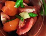 A picture of step 2 of Corn Capsicum Masala.