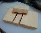 A picture of step 1 of Faux Steak with Koya Tofu Meat Rolls.