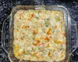 A picture of step 10 of Baked Chifferi with Veggies and White Sauce.