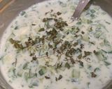 A picture of step 2 of Methi cucumber Raita.