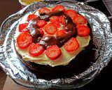 A picture of step 1 of Chocolate Cake with Strawberries.