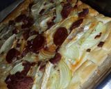 A picture of step 7 of Chorizo and Onion Tart.