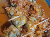 Berenjenas rellenas con queso al horno