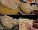 A picture of step 4 of AMIEs Ferrero COCOnut Cake.