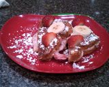 A picture of step 7 of Strawberry Banana Stuffed French Toast.