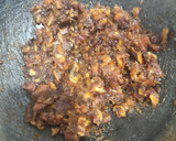 A picture of step 2 of Walnut dates laddoo.