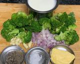 A picture of step 1 of Broccoli Soup.
