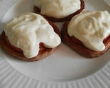 Foto del paso 6 de la receta: Tostas de boniato con brandada de bacalao