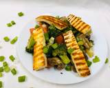Broccoli Carrot Mushroom Salad with Halloumi Cheese recipe step 6 photo