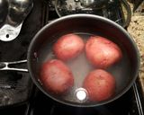 A picture of step 1 of Crushed potato bake.
