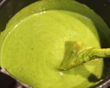 A picture of step 7 of Delicious Kabocha Squash and Spinach Soup.