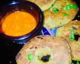 A picture of step 6 of Donut kabab.