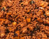 A picture of step 4 of Beef and chorizo tacos.