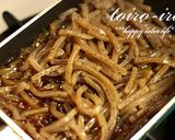 A picture of step 2 of Konnyaku Kinpira for Bento.