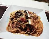 A picture of step 4 of Tarako Pasta.