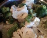Mandys cauliflower/broccoli cheese bake recipe step 1 photo