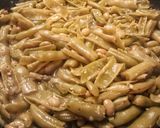 A picture of step 6 of Garlicky Green Beans.