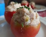 Foto del paso 3 de la receta: Tomates rellenos de atún y puré
