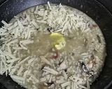 Foto del paso 6 de la receta: Risotto de champiñones, pollo y jamón🍄🍗🐽