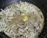 Foto del paso 6 de la receta: Risotto de champiñones, pollo y jamón🍄🍗🐽