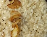 A picture of step 4 of Risotto with Pears, Cheese, and Black Pepper.