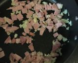 A picture of step 2 of Easy Pasta Carbonara.