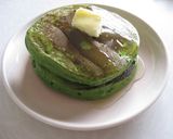 A picture of step 6 of Just Mix and Cook - Soft Matcha Pancakes.